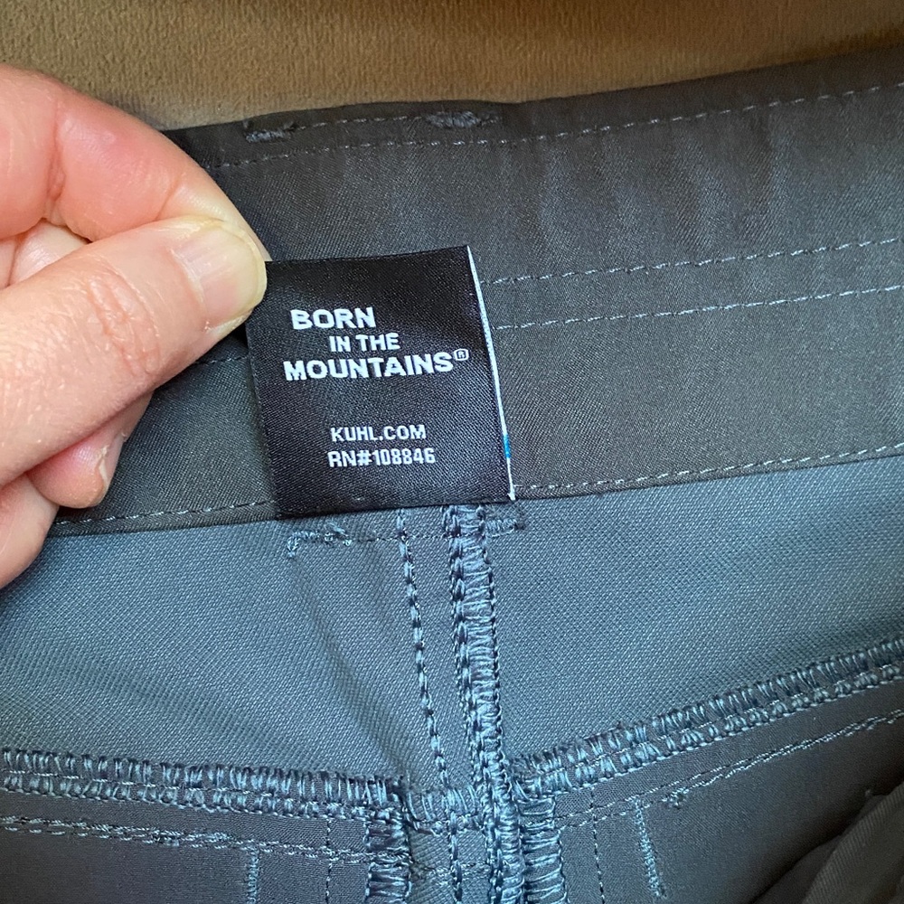 Kuhl Carbon Gray Outdoor Resistor Pant Tapered 32 x 34 - Picture 3 of 12